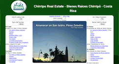 Desktop Screenshot of chirripobienesraices.com
